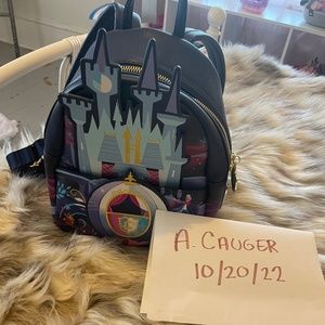 Cinderella castle loungefly backpack